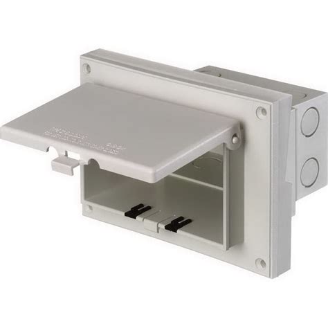 cut in electrical box waterproof|low profile electrical box.